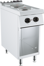 Masina gatit 2 plite rotunde cu suport deschis, electrica, linia 700 G7K100E-W KUSINA#1