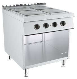 Masina gatit 4 plite patrate cu suport deschis, electrica, linia 900, G9K200E-W KUSINA#1