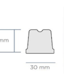 Masina cuburi gheata tip european, 42 kg, racire pe apa, SCH 40 OX, SIMAG#2