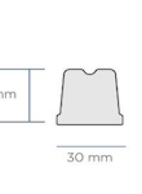 Masina cuburi gheata tip european, 34 kg, racire pe apa, SCH 30, SIMAG#2