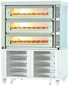 Cuptor patiserie cu 3 vetre, electric 80/3 MANZ#1