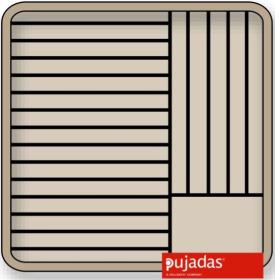 Cos pentru farfurii,inchis,Ø 250-280, P20115F1, PUJADAS#1