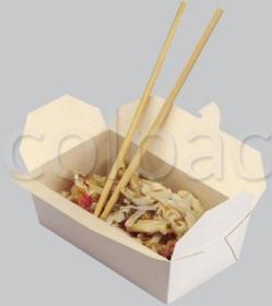 Cutie meniu - White Microwaveable Paperboard Box – 985ml 01OR2MW COLPAC#1