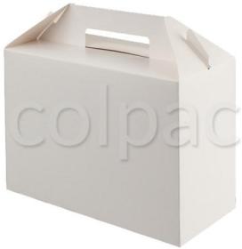 Cutie sandwich - White Paperboard Carry Pack Box – Large 01CP1PL COLPAC#1