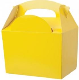 Cutie sandwich - Yellow paperboard box with handle 01MBYELL COLPAC#1