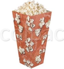 Cutii Popcorn -White and Red Stripes Medium Paperboard Carton -1695 ml 01PCBO2E COLPAC#1