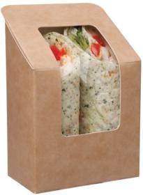 Cutie sandwich – Self-seal Wrap Pack (kraft) 01TS5SSK COLPAC#1
