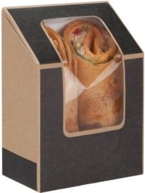 Cutie sandwich – ‘Café Today’ tuck-top tortilla pack (dark grey) 01TS5TCS COLPAC#1