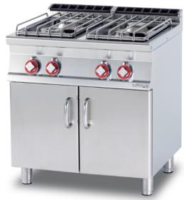 Masina gatit 4 arzatoare cu suport deschis, gaz, linia 700, PC-78GP, LOTUS#1