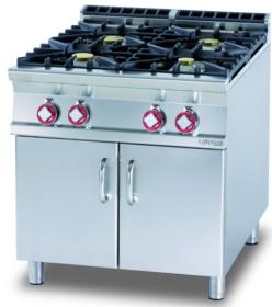 Masina gatit 4 arzatoare cu suport deschis, gaz, linia 900 PC-98G LOTUS#1