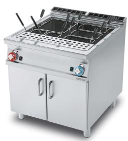 Masina fiert/gatit paste simpla, gaz, cu dulap inchis, linia 900 CPB-98G LOTUS#1