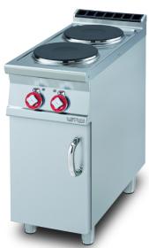 Masina gatit 2 plite rotunde cu suport deschis, electrica, linia 900, PC-94ET, LOTUS#1