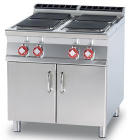 Masina gatit 6 plite patrate cu suport deschis, electrica, linia 900, PCQ-912ET, LOTUS#1