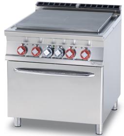 Plita solida + cuptor electric GN 2/1, electrica, linia 900, TPF-98ET, LOTUS#1