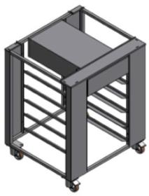 Suport cuptor 6 tavi, HTB mini - HTBM-40, 100-211, FINES#1
