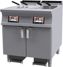Friteuza electrica cu sistem de filtrare automat al uleiului, dubla, 36 litri, F2/18-78ETDP, LOTUS#1