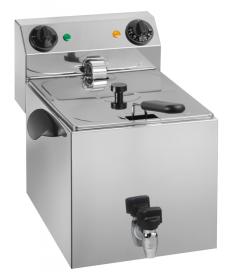 Friteuza simpla 6 litri cu robinet, top, electrica, FRE8R#1