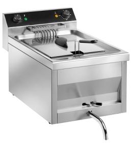 Friteuza simpla 12 litri cu robinet, top, electrica, FRE12L#1