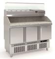 Masa preparare pizza cu blat granit+ vitrina refrigerata MFPP-140 CORECO