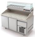 Masa preparare pizza cu blat granit+ vitrina refrigerata MR80-160 CORECO