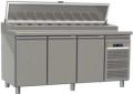 Masa preparare pizza/salate cu blat inox PK 182 CNS K+T