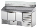 Masa preparare pizza/salate+vitrina refrigerata SL03C6VR4 ITALIA