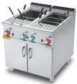 Masina fiert/gatit paste 2 cuve, gaz, cu dulap inchis, linia 900 CP-98G LOTUS