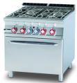 Masina gatit 4 arzatoare, cuva apa + cuptor GN 2/1,gaz, linia 900 CFA4-98G LOTUS
