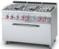 Masina gatit 6 arzatoare+cuptor mare, gaz, linia 700, CF6-712GP, LOTUS