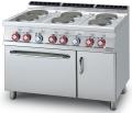 Masina gatit 6 plite rotunde+cuptor GN 2/1, electrica si dulap neutru, linia 700, CF6-712ETV, LOTUS