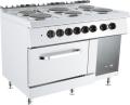 Masina gatit 6 plite rotunde+cuptor GN 2/1 si dulap neutru, electrica, linia 700 G7K211E-W KUSINA