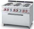 Masina gatit 6 plite rotunde+cuptor mare, electrica, linia 700, CF6-712ET, LOTUS