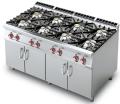 Masina gatit 8 arzatoare cu suport deschis, gaz, linia 900 PC-916G LOTUS