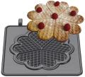 Placa de gatit waffe tip Inima mica, 32-40747, NEUMARKER