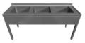 Spalator 3 cuve 1400x600x850