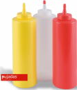 Sticla dispenser, galbena, 360 ml, P868005, PUJADAS