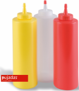 Sticla dispenser, rosie, 360 ml, P868002, PUJADAS